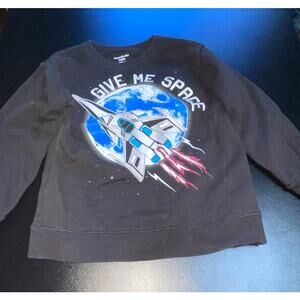 Garanimal Black "Give Me Space" Sweatshirt Size 4T